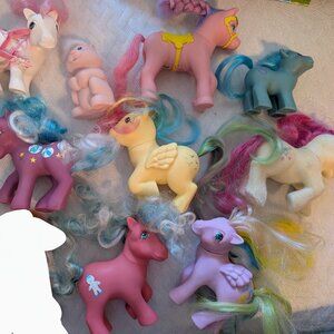 Vintage My Little Pony G1 Pony Bundle 8 Ponies and 1 Hamster